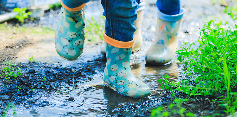 子連れでの雨の日キャンプ