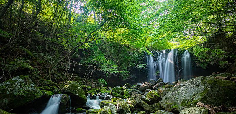 神秘的な山