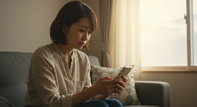誰からも連絡がない