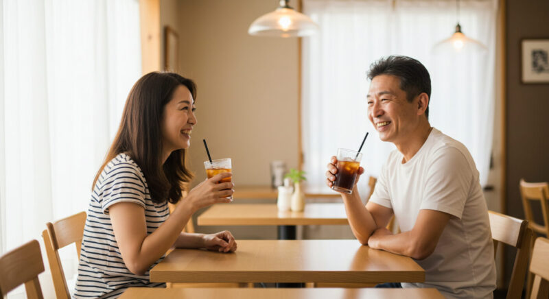 50代夫婦のカフェデート