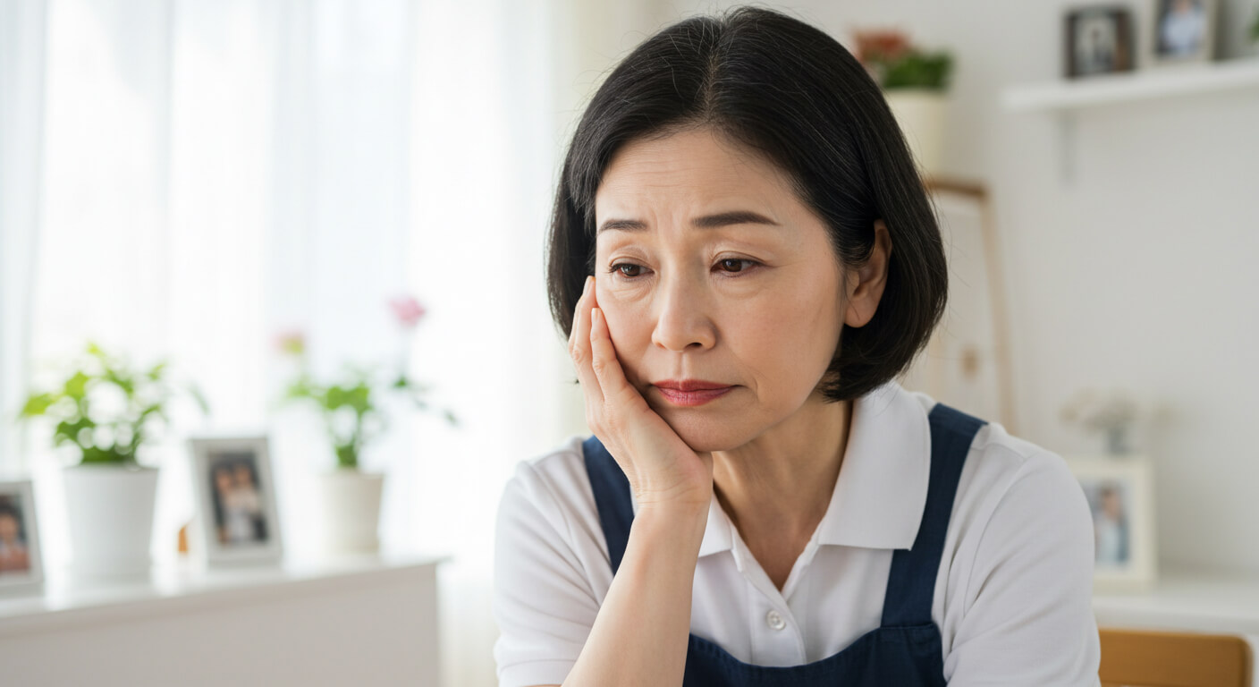 パートを辞めたいと悩む50代の女性