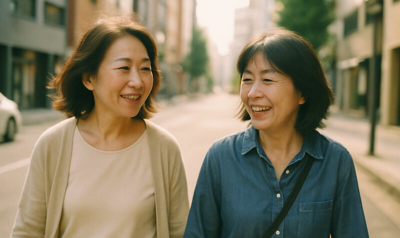 仲良し女友達